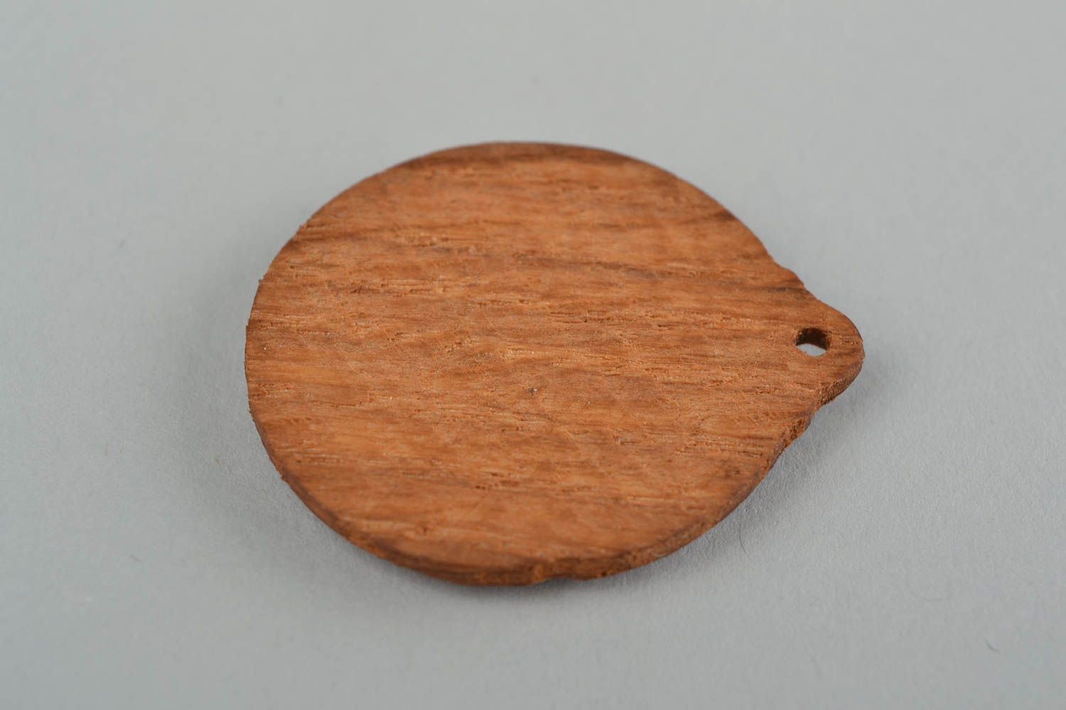 Slavonic handmade carved pendant amulet made of wood solar Alatyr  photo 5