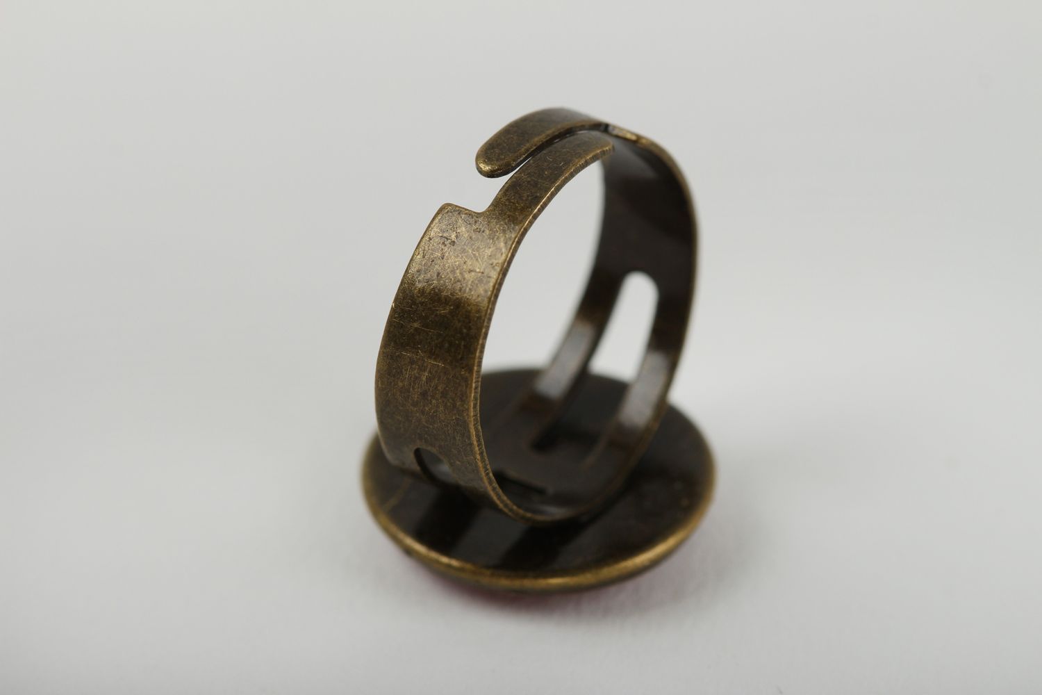 Handmade Ring mit Blume Epoxidharz Schmuck modisch Accessoire für Frauen elegant foto 4