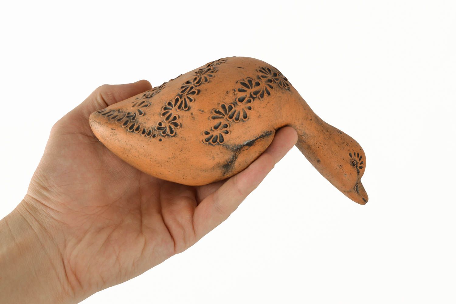 Figura cerámica con forma de pato  foto 4