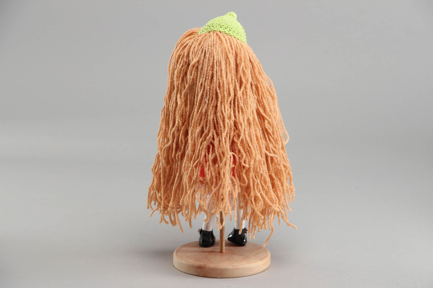 Handmade designer soft doll with long hair photo 3