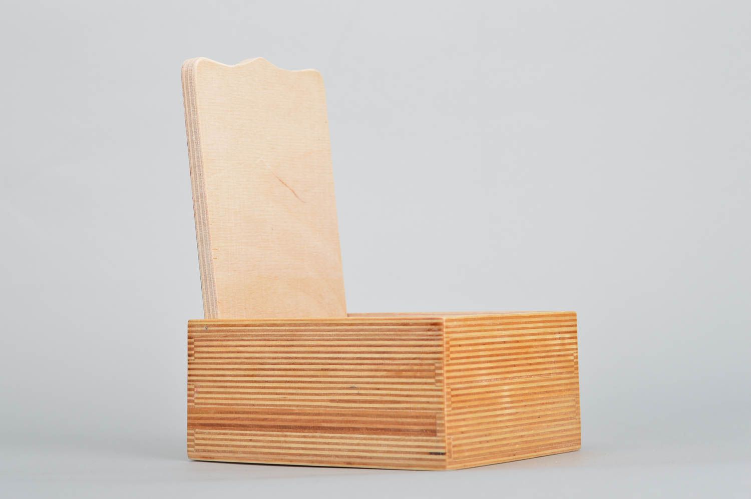 Holz Schatulle mit Bemalung für Schmuck handmade originell künstlerisch foto 3