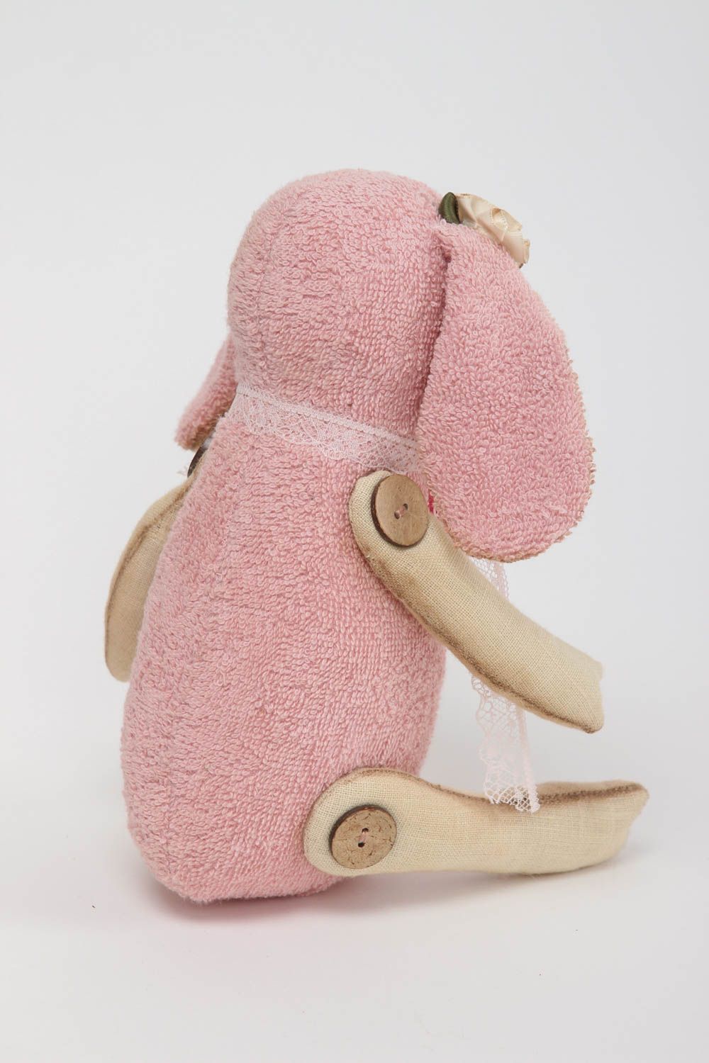 Handmade cute plush toy unusual woolen toy designer textile decoration photo 4