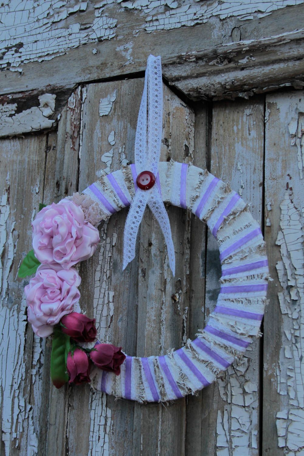 Handmade wall decor door wreath window wreath for decorative use only photo 1