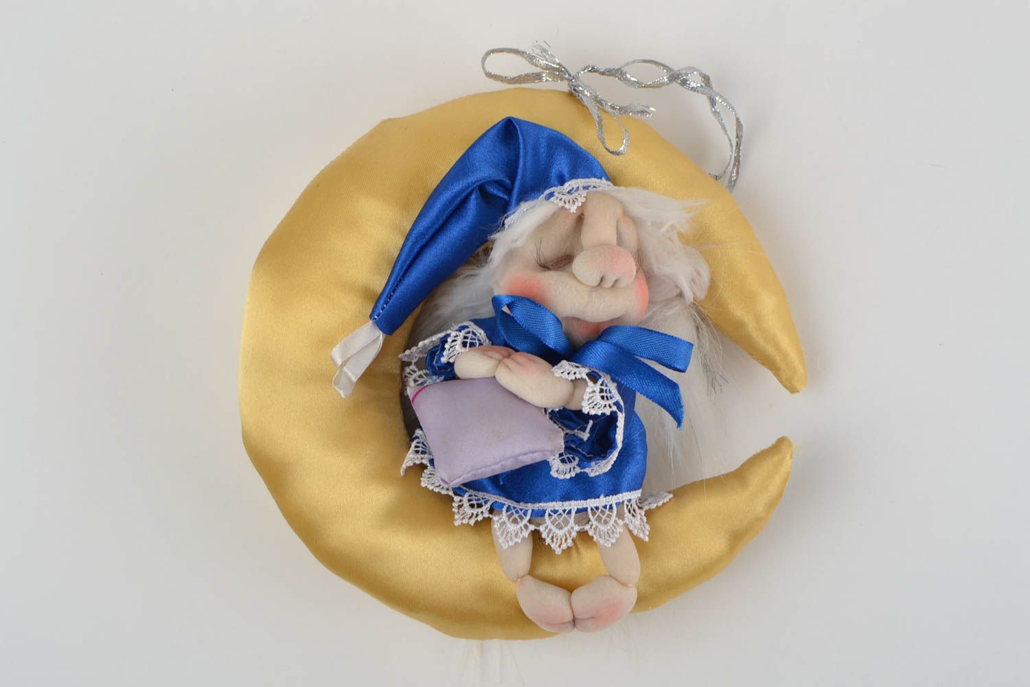 Designer doll handmade toys wall hanging nursery decor toys for kids soft toy photo 1