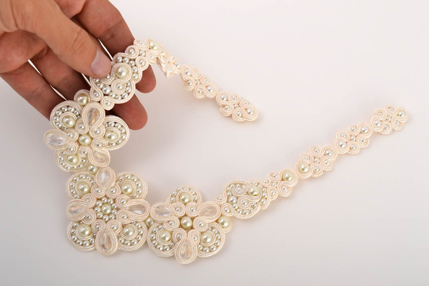 Handmade beautiful necklace designer accessories massive stylish jewelry photo 5