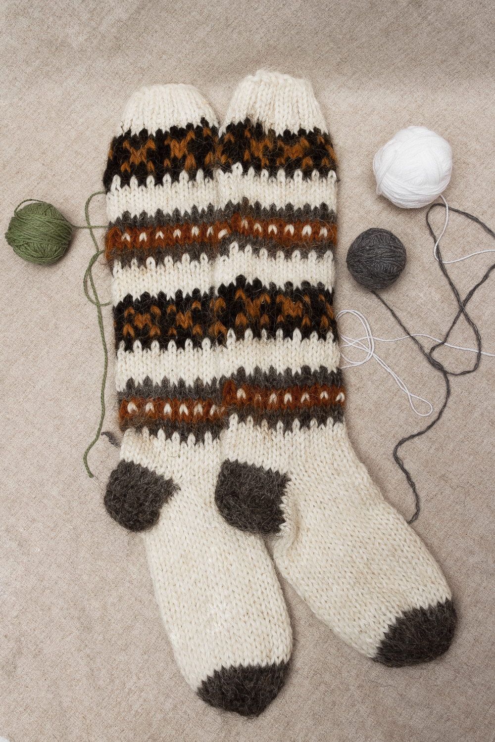 Warm woolen socks photo 9