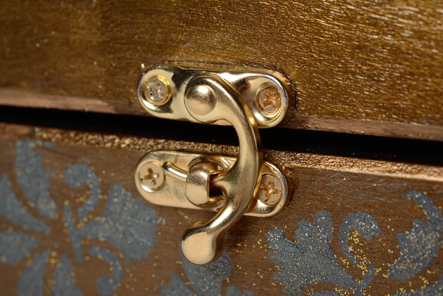 Rectangular decoupage wooden jewelry box unusual gift ideas photo 4