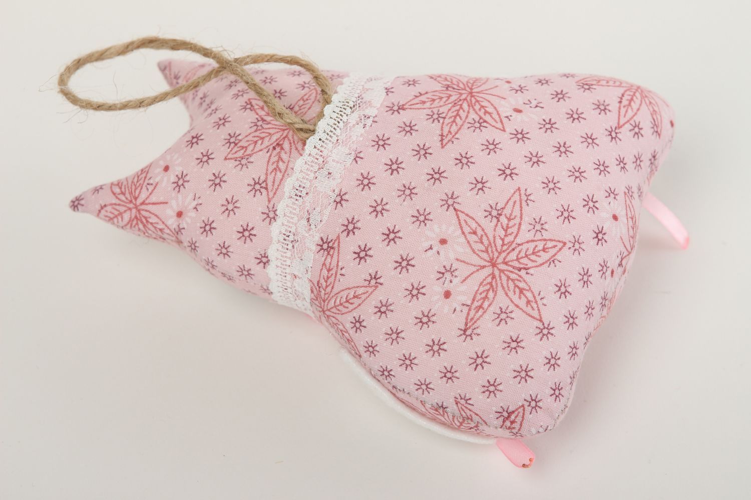 Handmade rosa schönes Kuscheltier Eule Stoff Spielzeug Geschenk für Kinder  foto 4