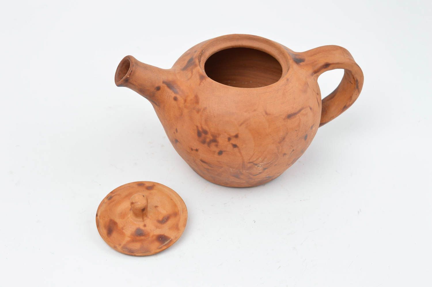 Tetera de cerámica hecha a mano accesorios de cocina regalo original foto 3