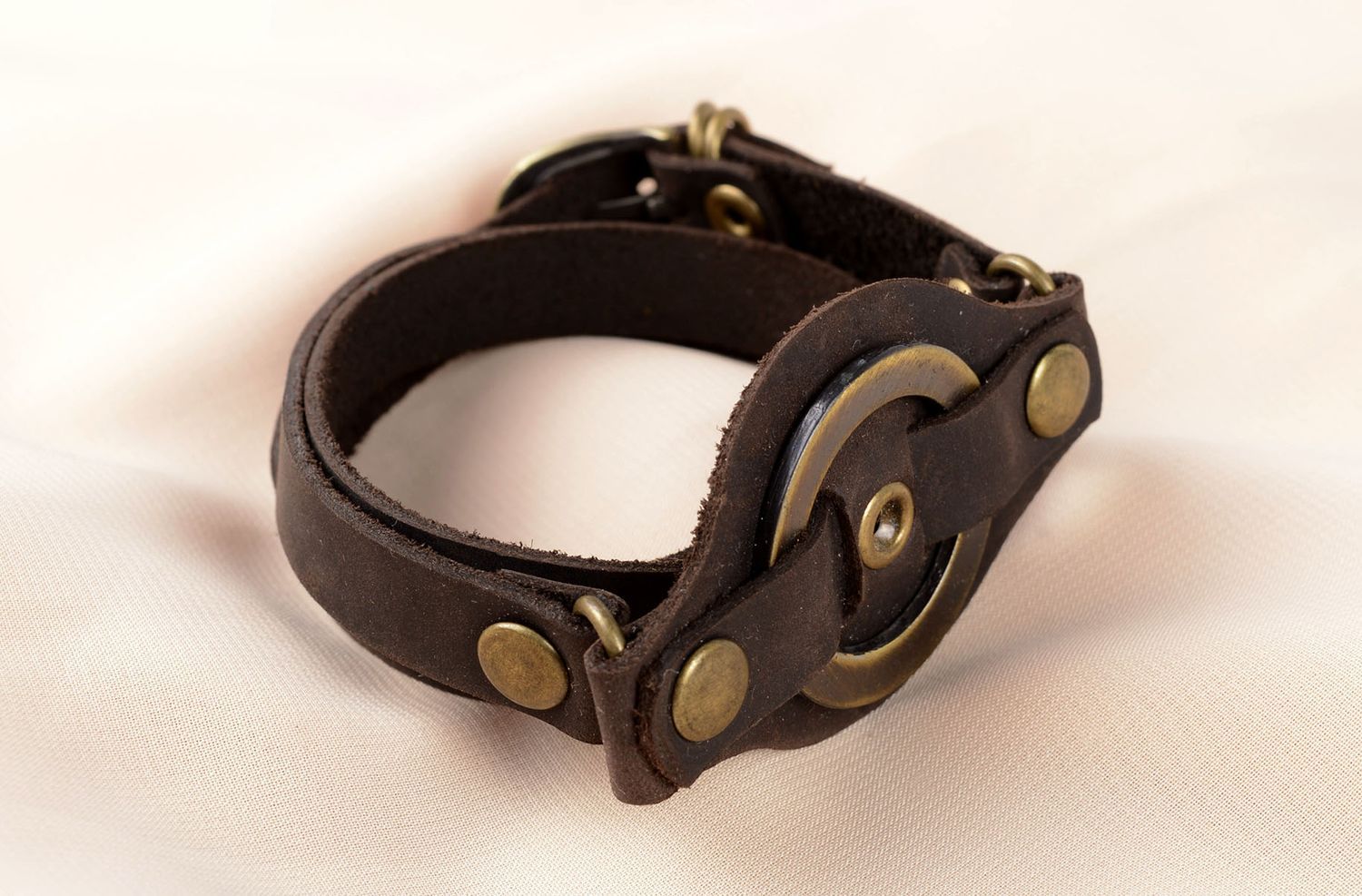 Multirow handmade leather bracelet fashion trends cool jewelry leather goods photo 5