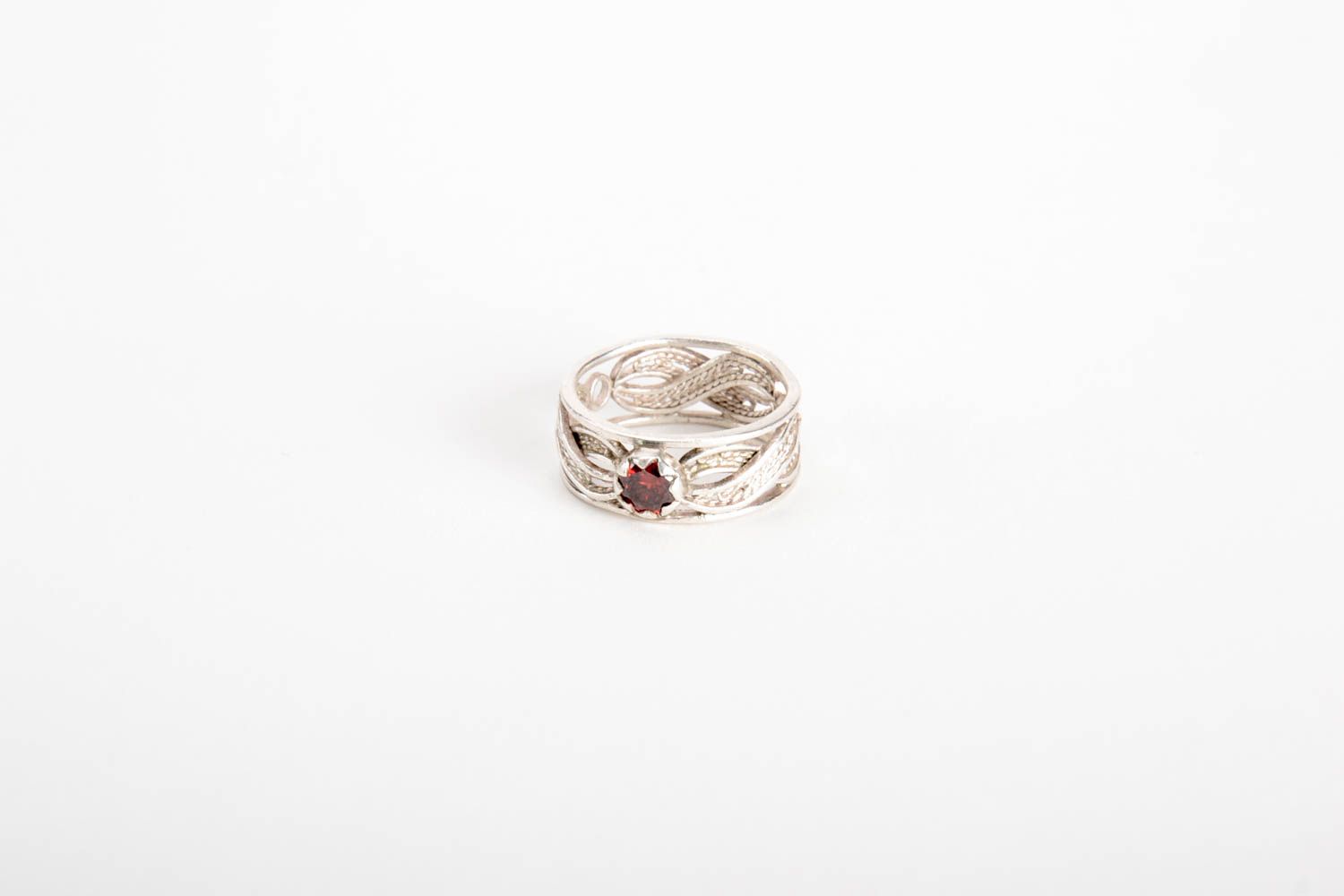 Designer Accessoire handmade Geschenk für Frau effektvoll Ring mit Stein schön foto 4