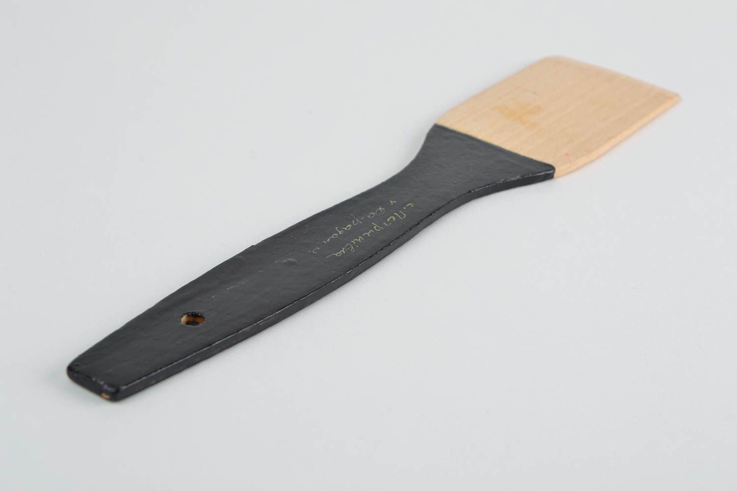 Espátula de madera pintada hecha a mano souvenir original herramienta de cocina foto 5