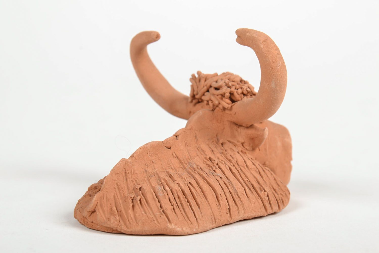 Clay figurine Bull photo 4