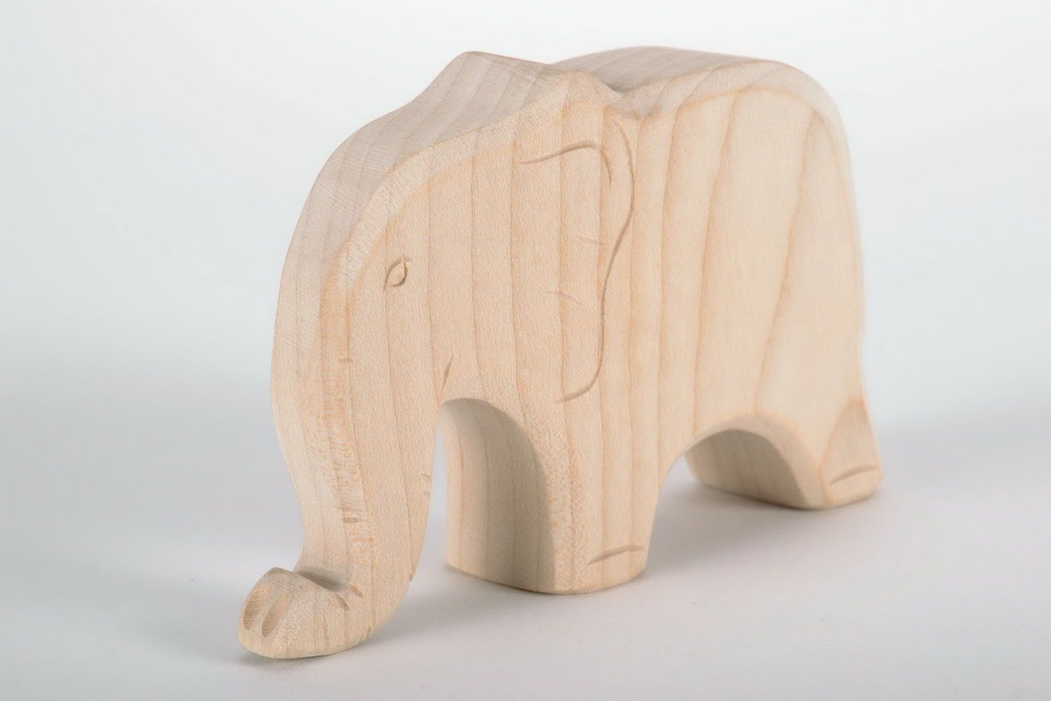 Estatueta de madeira Elefante foto 3