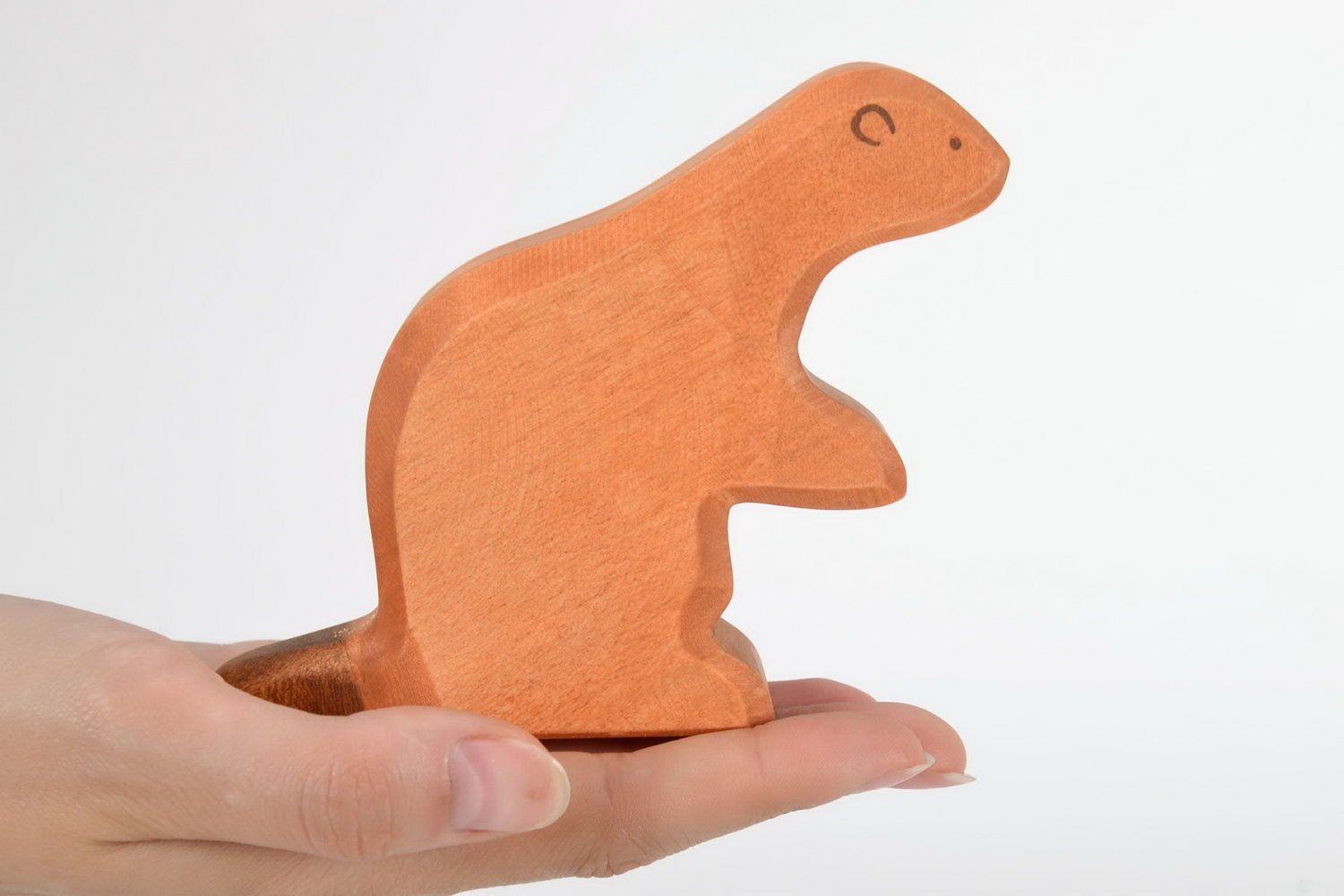 Wooden statuette-toy Beaver photo 2