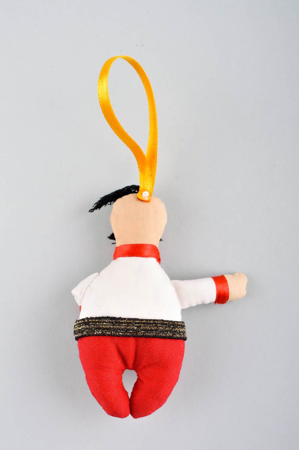 Jouet Noël fait main Suspension décorative en textile poupée Déco maison photo 3