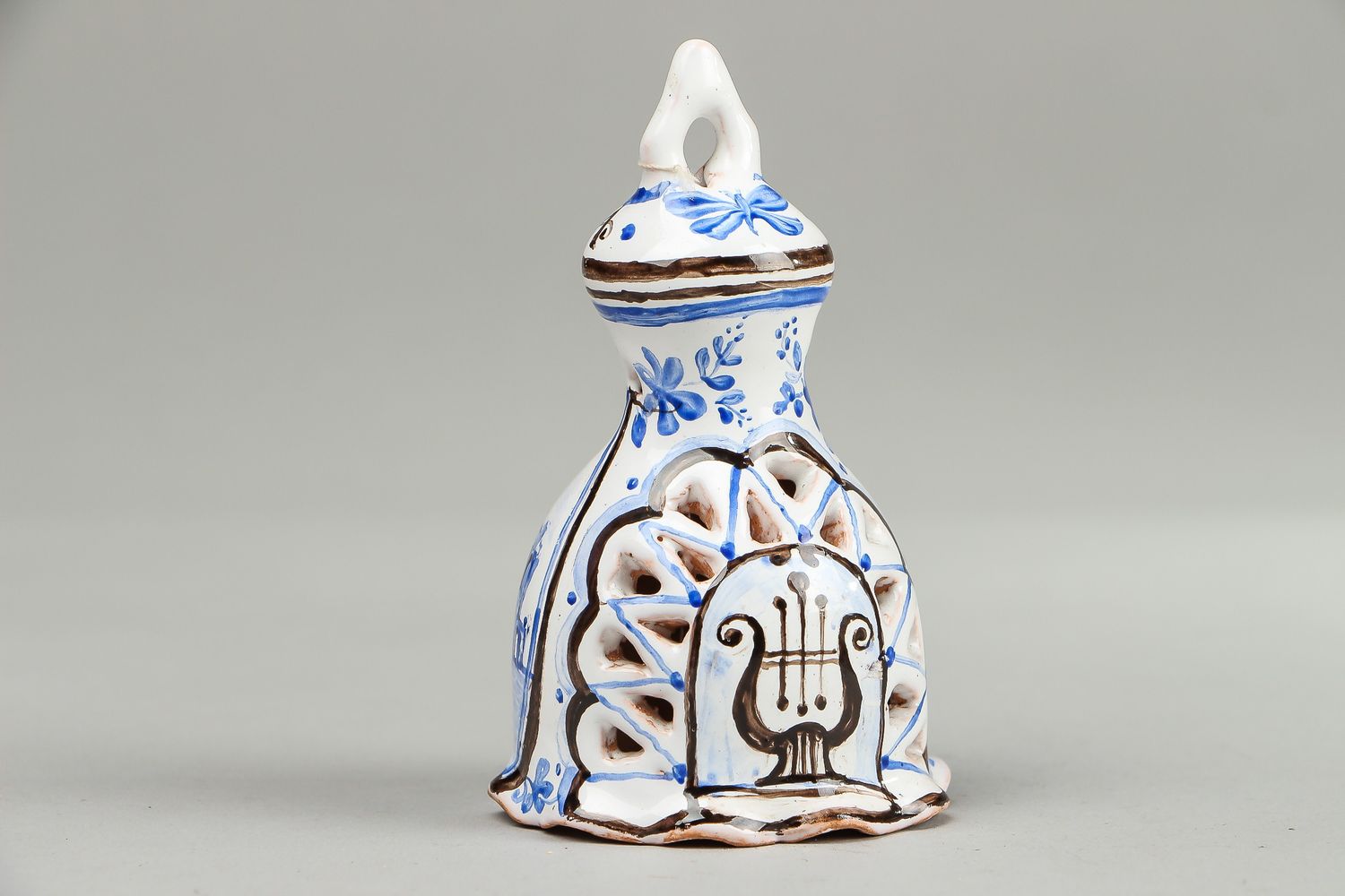 Handmade ceramic bell photo 1