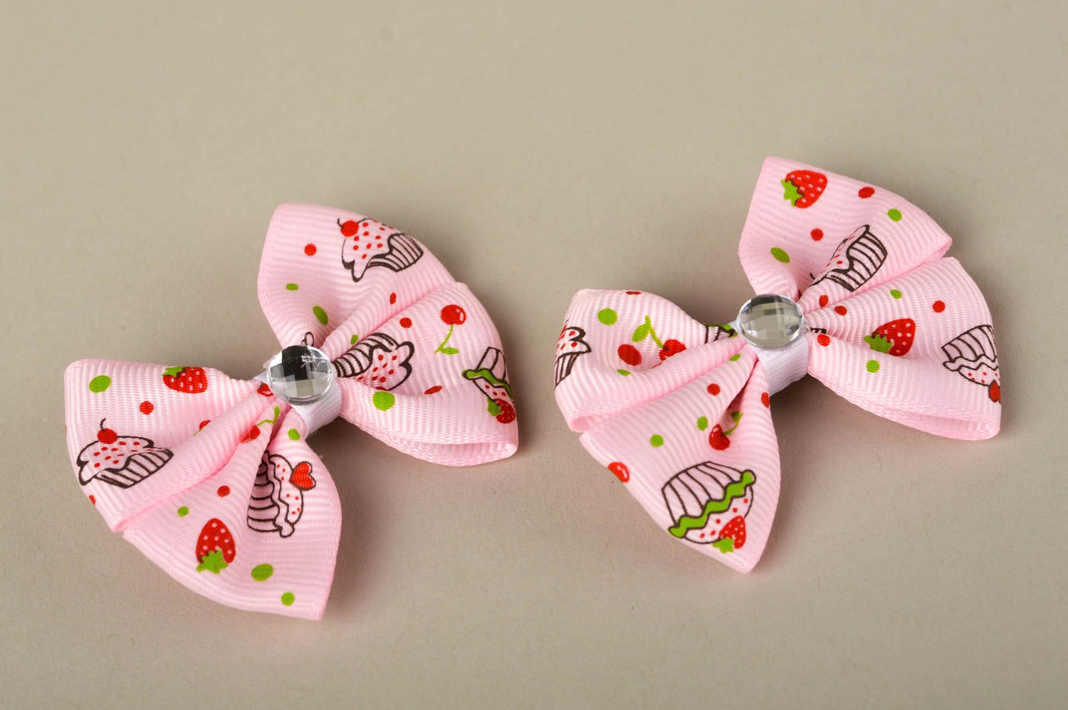 Pinzas de pelo artesanales accesorios para niñas de cintas regalos originales foto 2