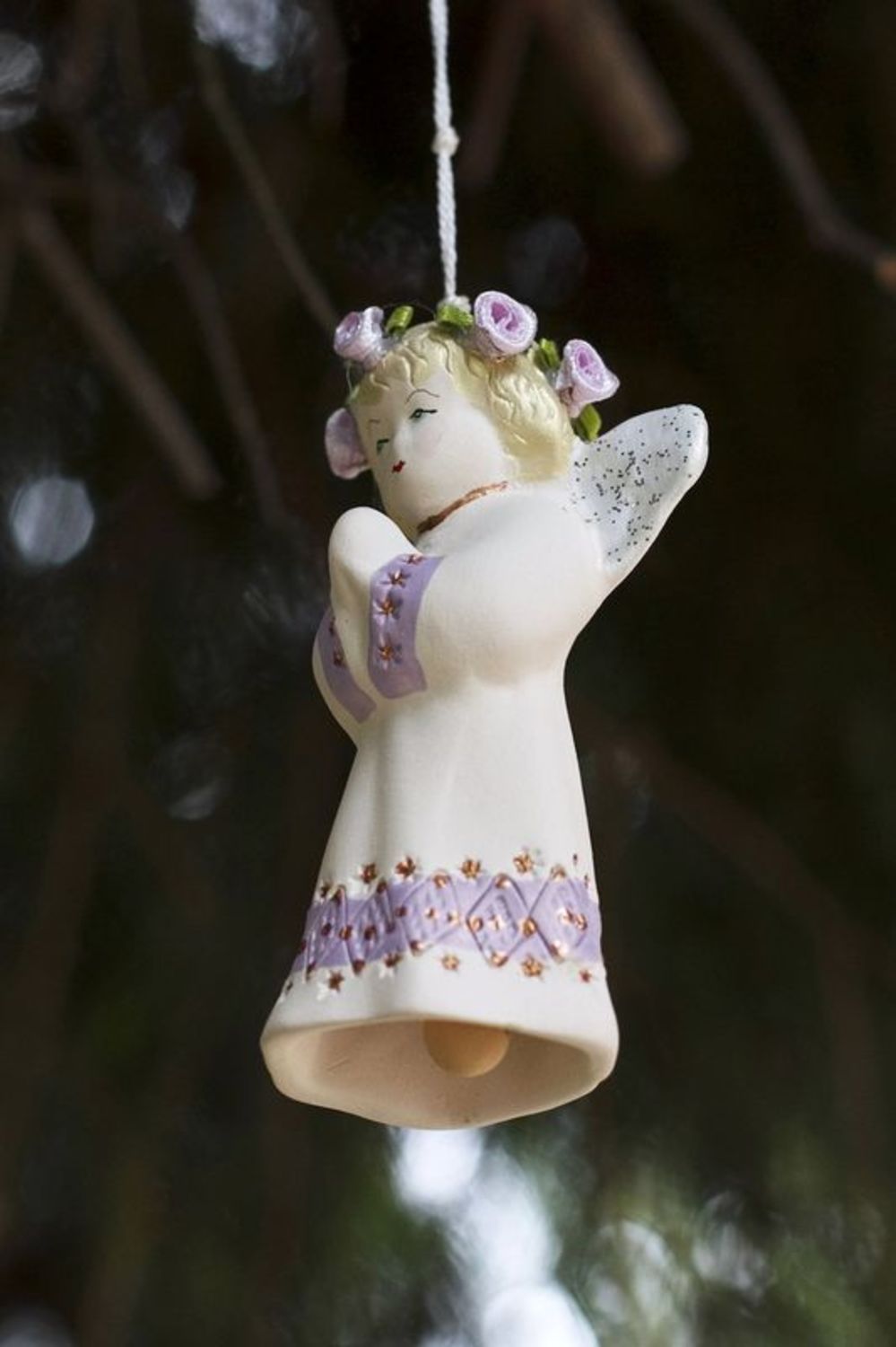 Колокольчик керамический Ангел фото 4