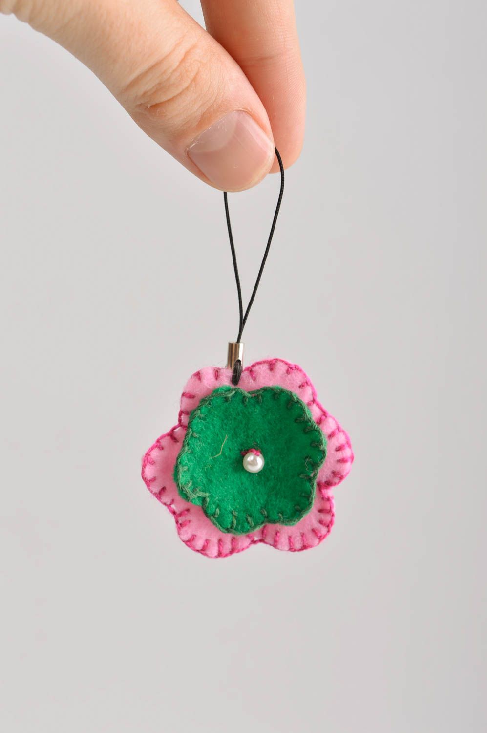 Beautiful handmade soft keychain fashion accessories for kids cool keyrings  photo 5