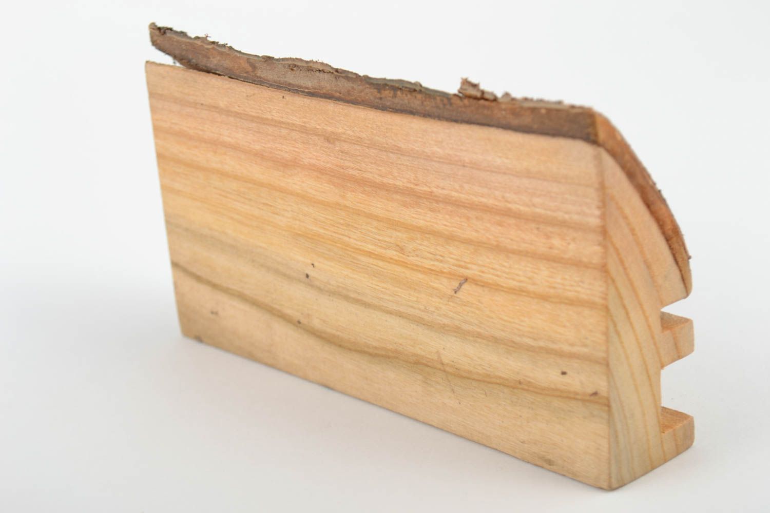 Holz Tablet Halter öko rein Ständer für Gadgets originell handgemacht geschnitzt foto 4