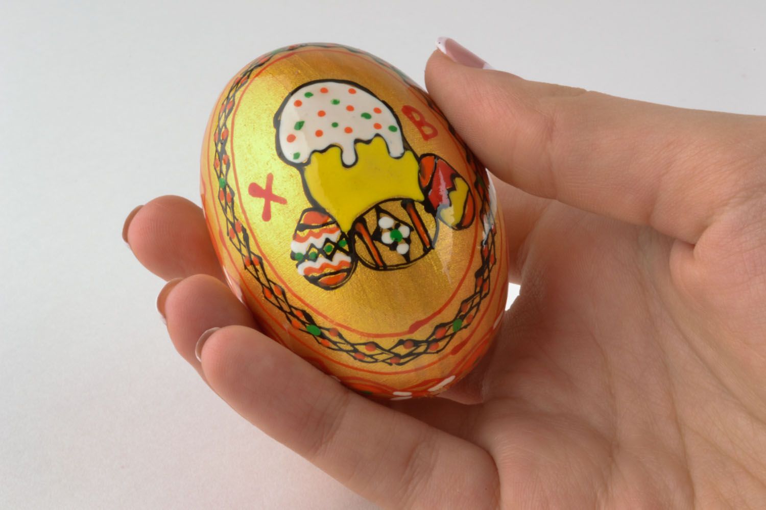 Деревянное яйцо на Пасху  фото 5