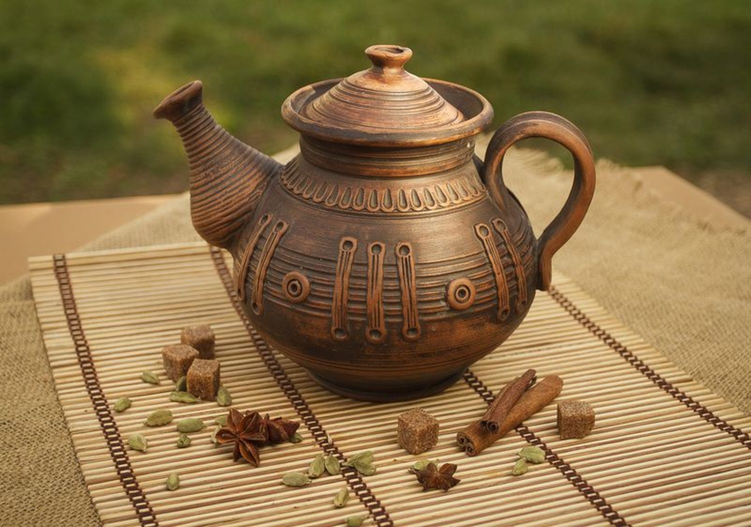 Keramische Teekanne für 1 Liter foto 1