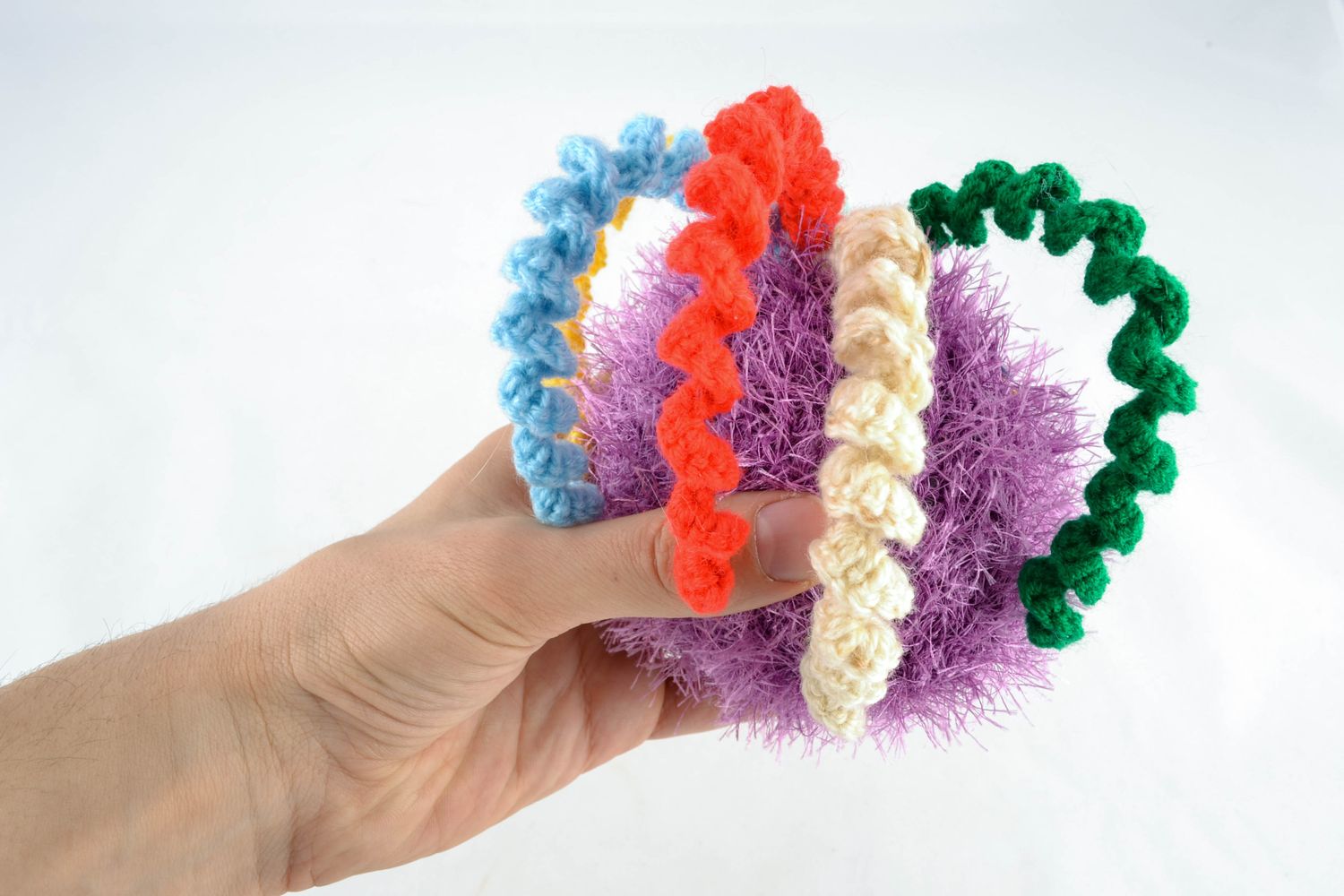 Unusual soft crochet toy  photo 4