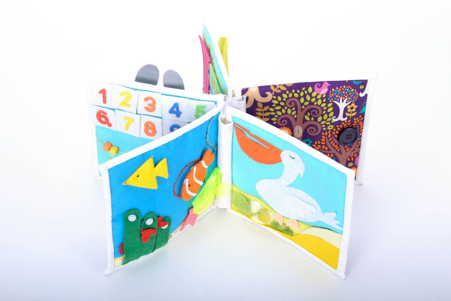 Livro - macio feito à mão brinquedos educativos para crianças  foto 4