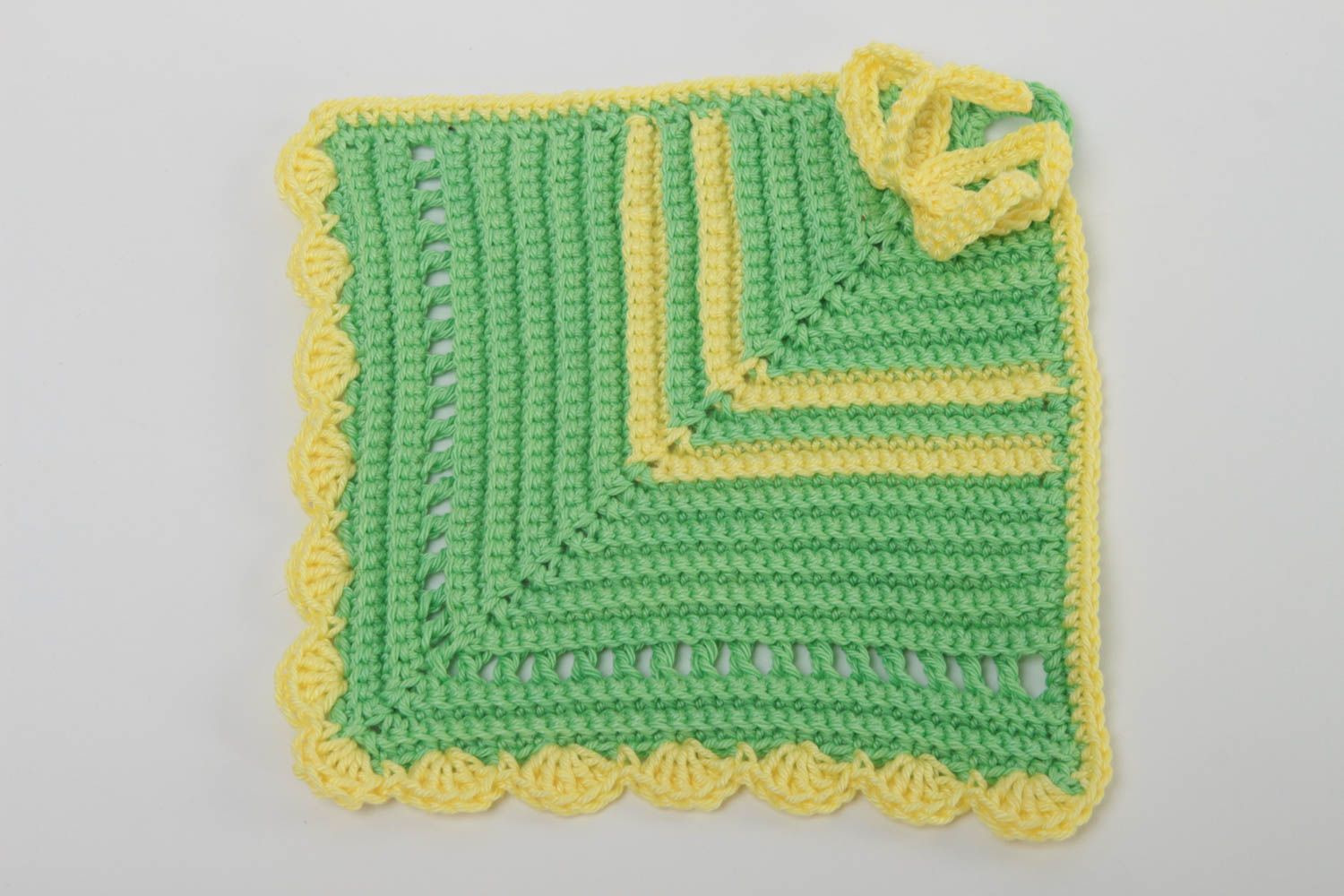 Accesorio tejido a crochet para cocina agarrador de ganchillo regalo original foto 2
