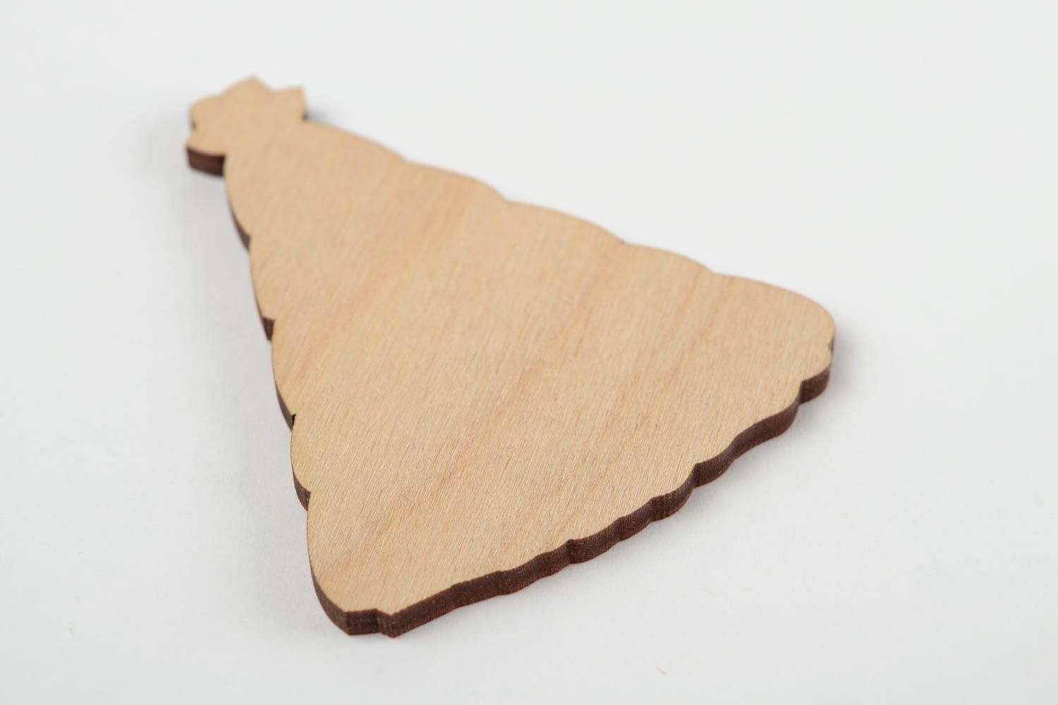 Handmade Holzrohling zum Bemalen Scrapbooking Zubehör Figur aus Holz Tanne schön foto 5