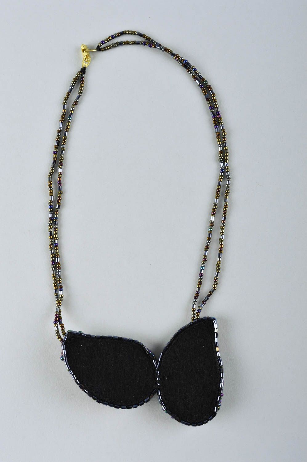 Collier fantaisie Accessoire fait main en perles de rocaille Cadeau femme photo 5