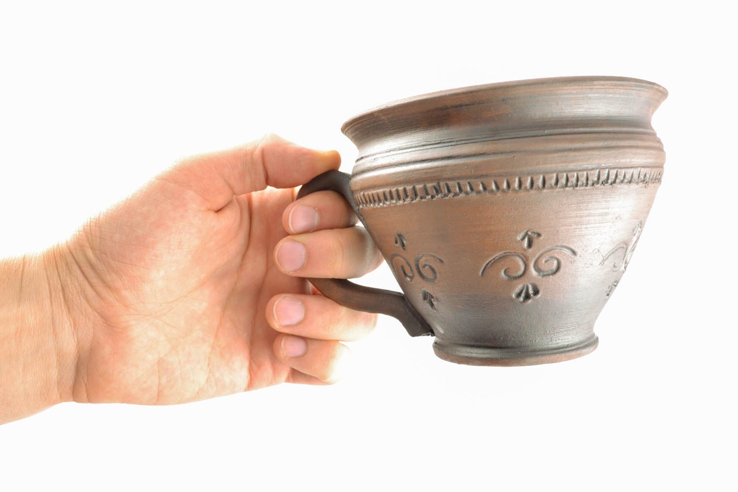 Tasse à thé en céramique faite main photo 6