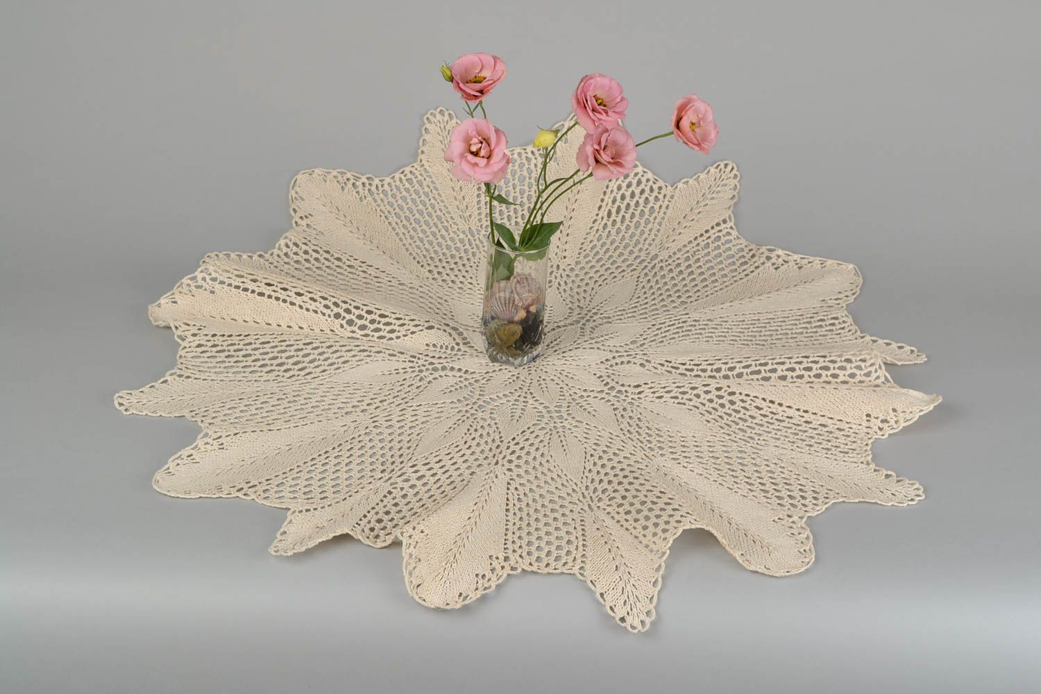 Cotton big handmade napkin stylish table decor unusual textile for home photo 1