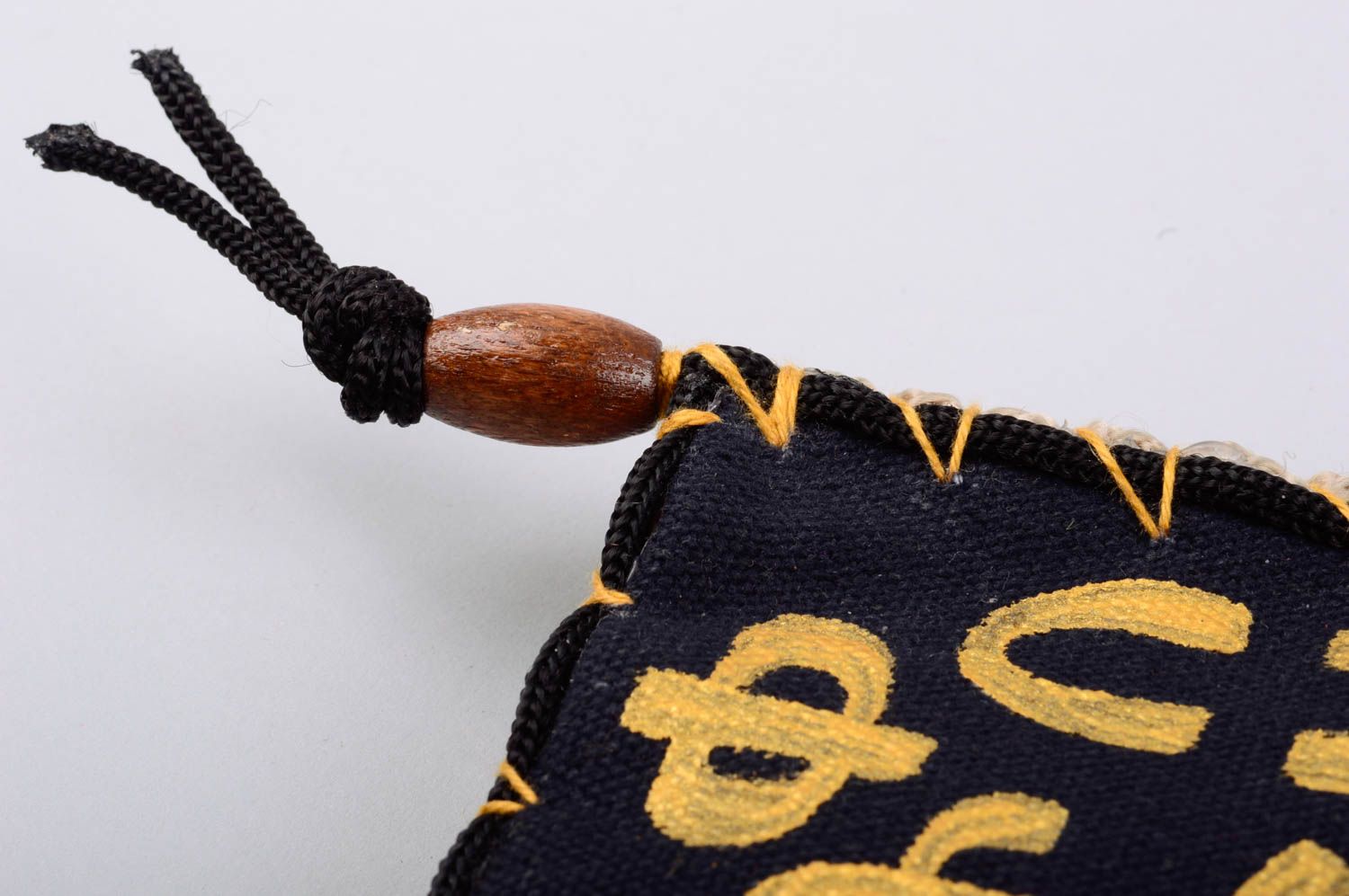 Bolso de tela hecho a mano accesorio de mujer regalo original con asa larga foto 5