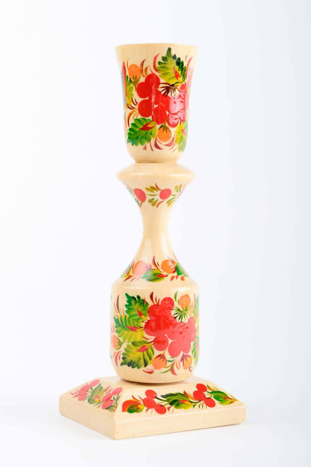 Kerzenhalter Holz handmade Deko Idee ungewöhnlich originelles Geschenk schön foto 4