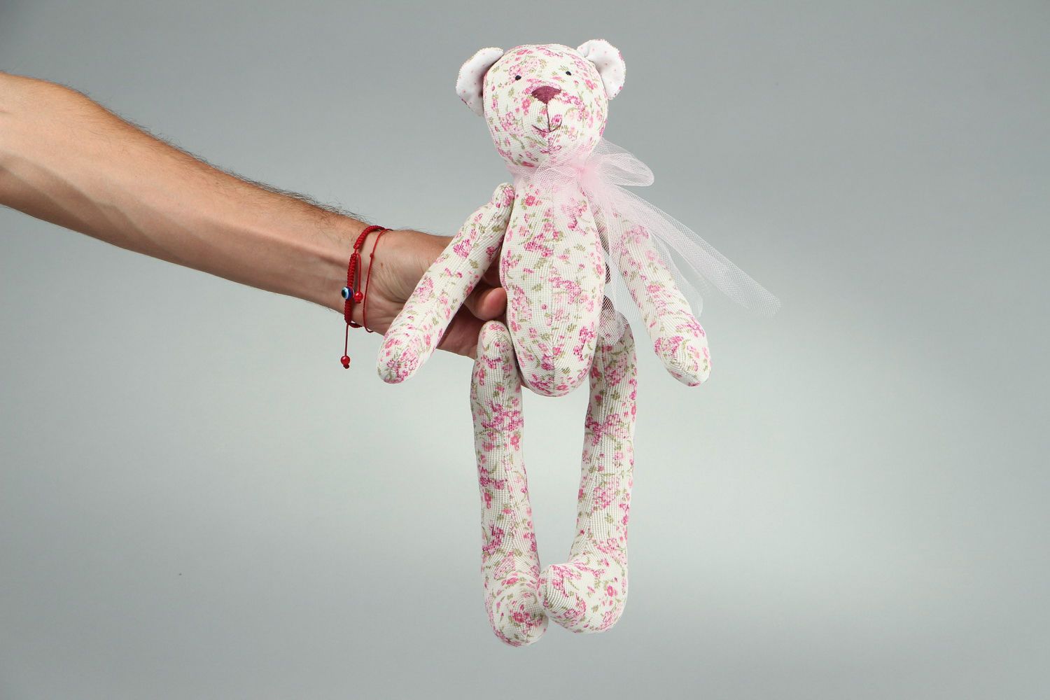 Soft toy Pink bear photo 5