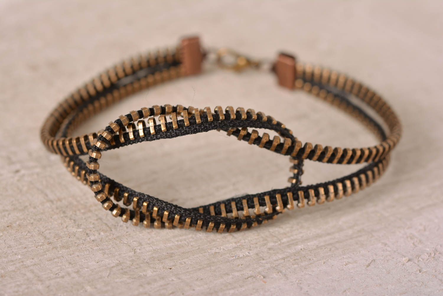 Handmade bracelet zipper bracelet designer accessories fashion jewelry photo 1