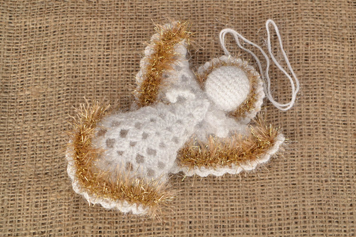 Knitted interior pendant Angel photo 1