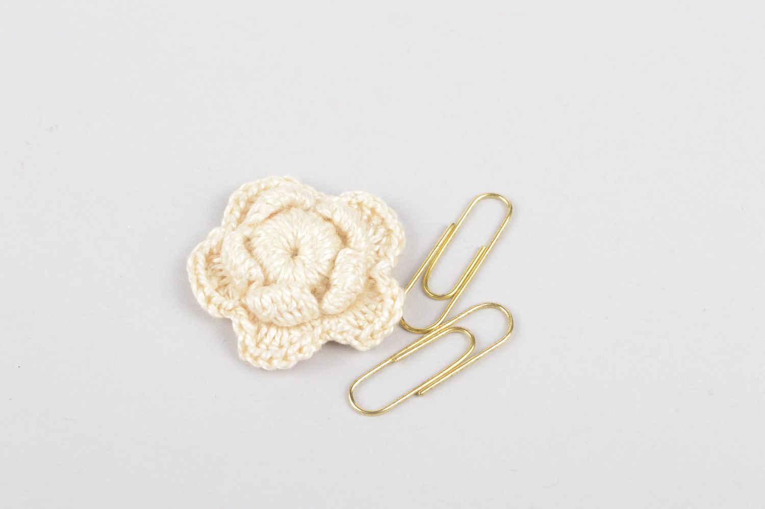 Handmade fittings for jewelry stylish blank for brooch unusual flower photo 5