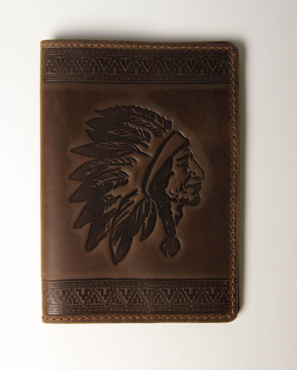 Unusual handmade passport cover leather passport cover design handmade gifts photo 2