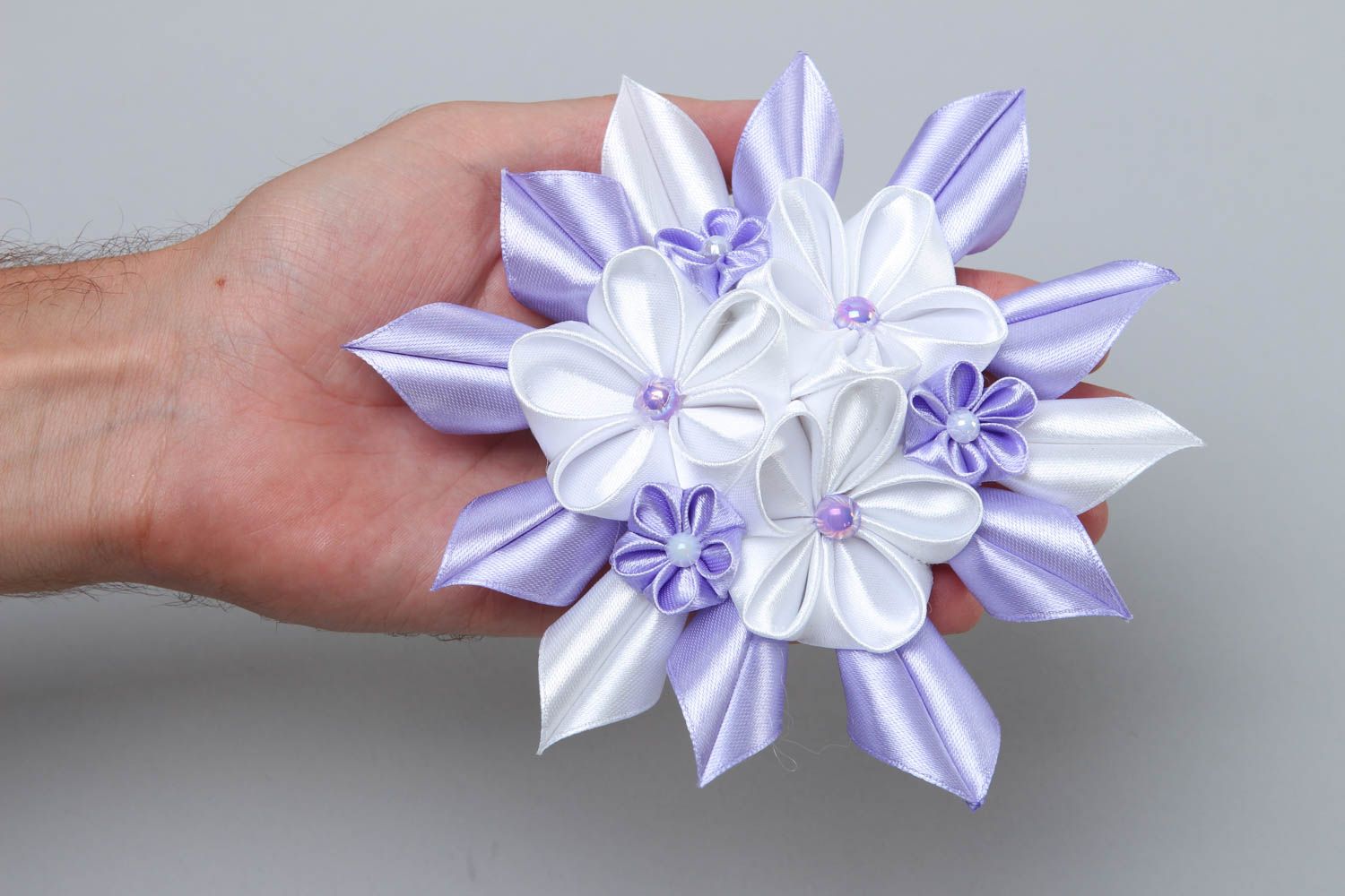 Handmade hair clip flower hair clip unusual accessory gift ideas gift for her photo 5