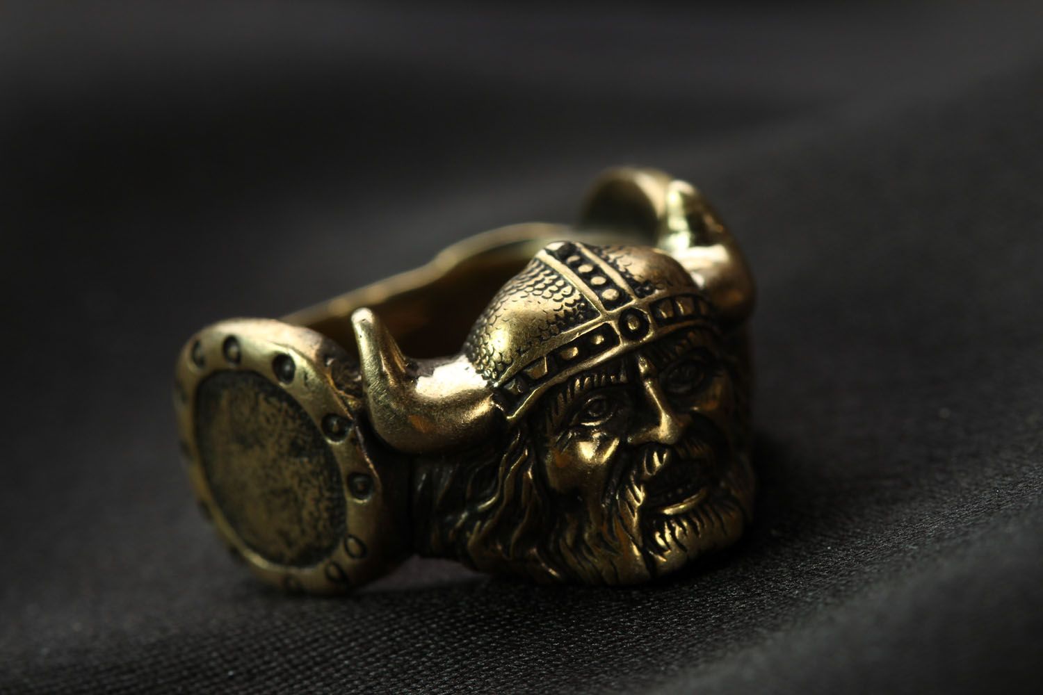 Кольцо из бронзы Викинг  фото 4