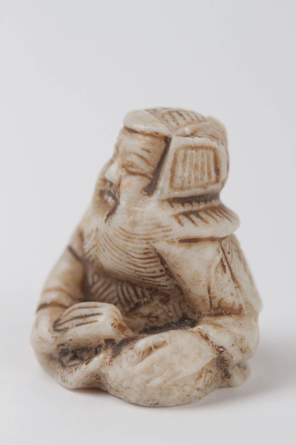 Handgemachte kleine Dekofigur orientalische Figur für Wohnzimmer Deko originell foto 3