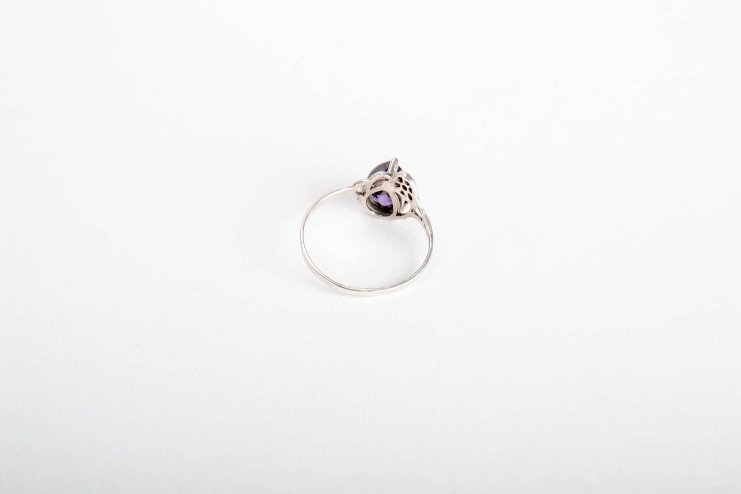 Кольцо из серебра ручной работы кольцо с камнем дизайнерское украшение фото 4