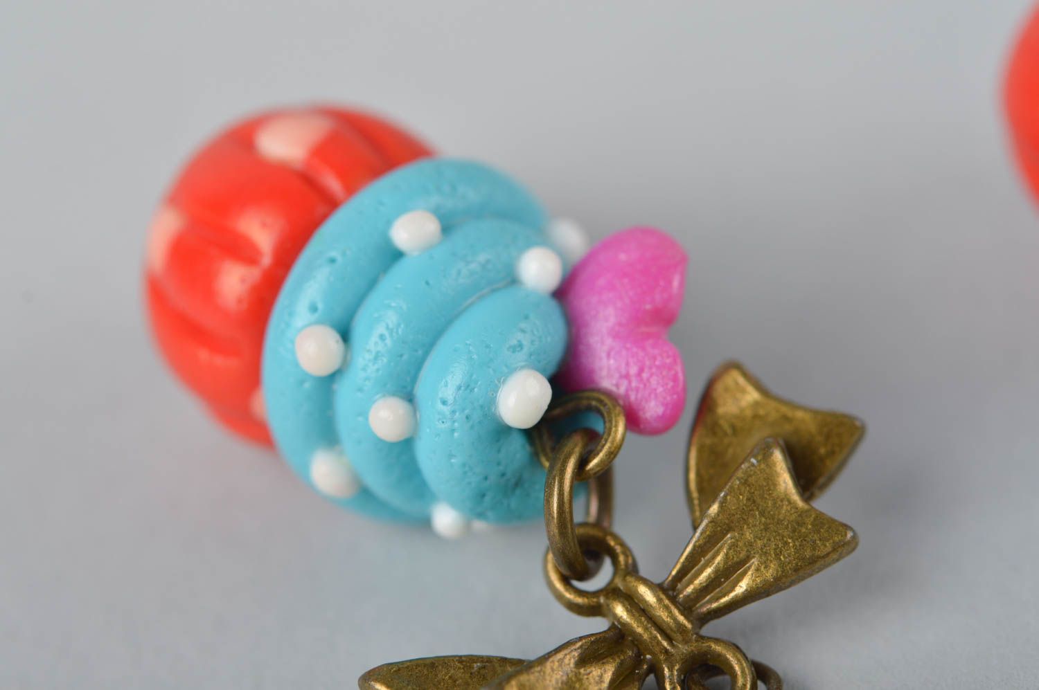 Stylish handmade plastic earrings polymer clay ideas beautiful jewellery photo 6