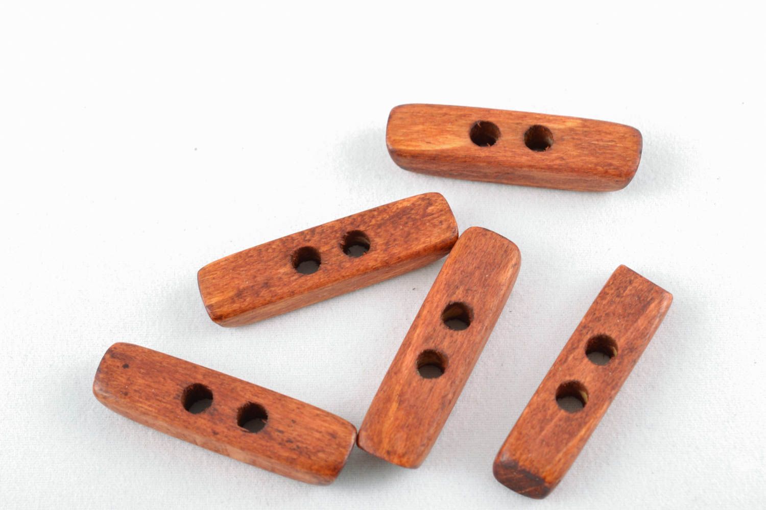 Set of wooden buttons photo 1