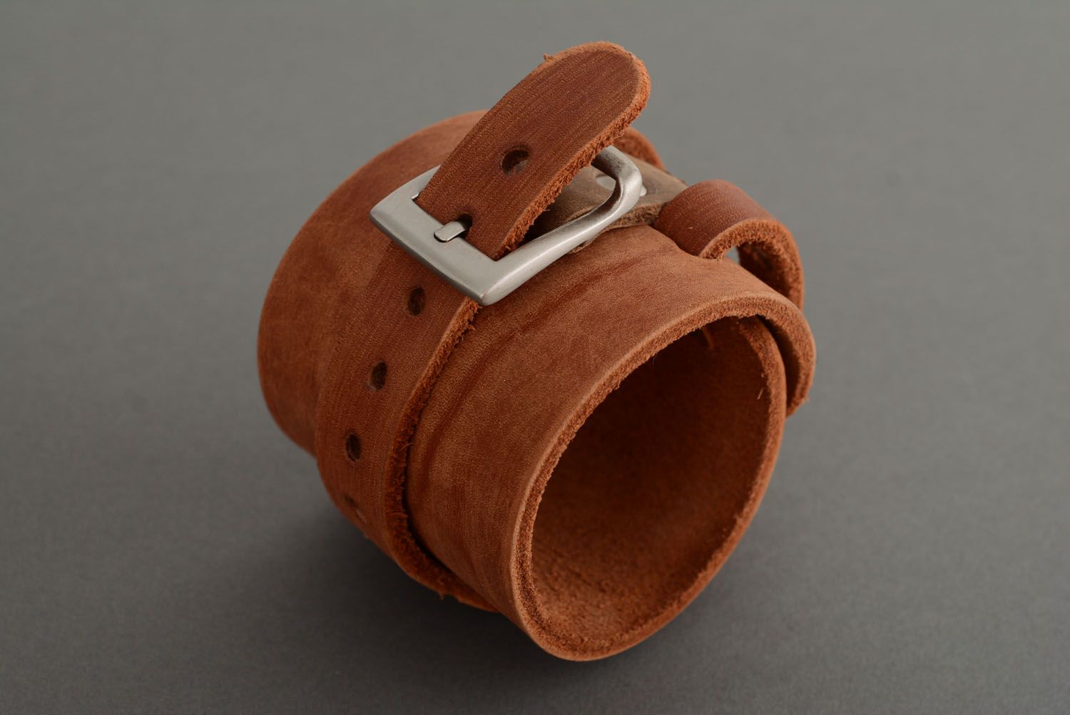 Leather bracelet wristband photo 1