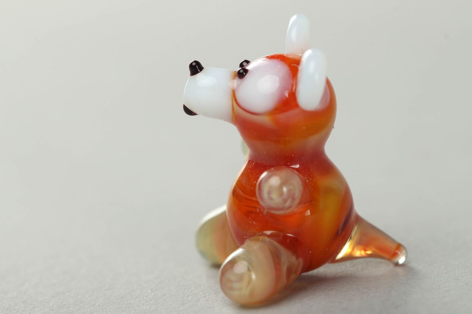 Lampwork glass figurine Bear Cub photo 2