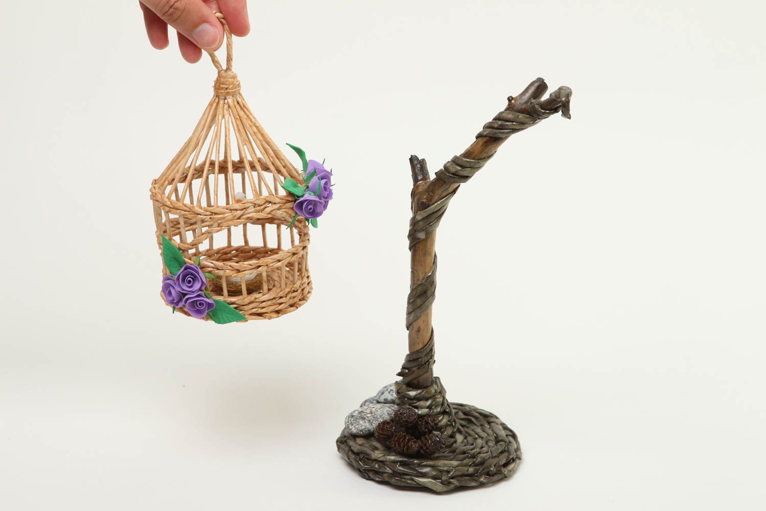 Schmuckständer Baum handmade Schmuck Halter originell Geschenkideen für Mädchen foto 5